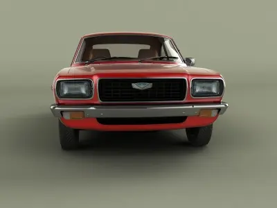 Mazda 818 Grand Familia Coupe UK spec 3D model