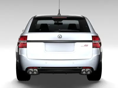 Vauxhall VXR8 Tourer 2017 3D model