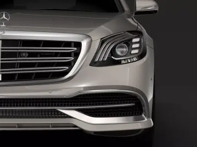 Mercedes Maybach S 560 4Matic X222 2018 3D model