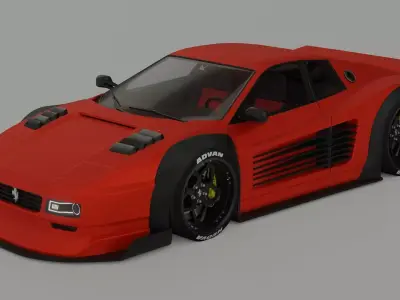 Ferrari Testarossa Widebody Kit 3D model