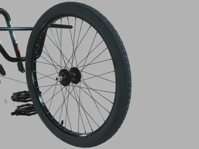 BMX-racing bike kit 3D model