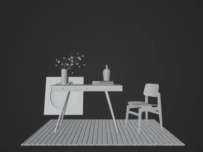 Table set 1 3D model