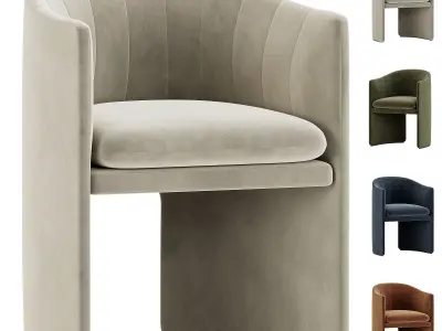 Lofar Dining Chair Skandium 3D model