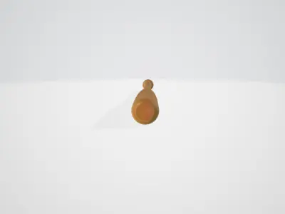 Baseball bat Low-poly 3D model order