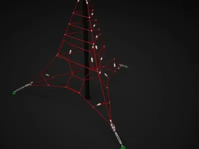 Teenagers Outdoors Toys 3D model