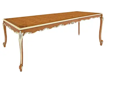 Elegant classic dining table by Modenese 3D model