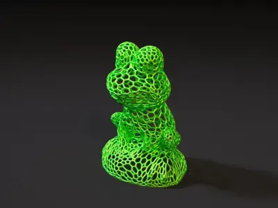 Garden Frog 3D print model
