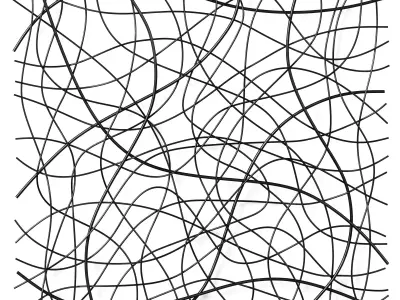 Handmade Metal Abstract And Geometric Wall Decor by Wayfair 3D model