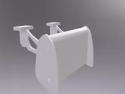 Rear Wing Shelf 3D print model