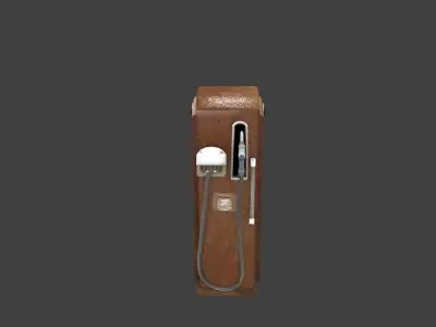 Fuel pump Old Low-poly 3D model