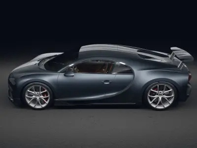 Bugatti Chiron - Unreal Engine 5 3D model