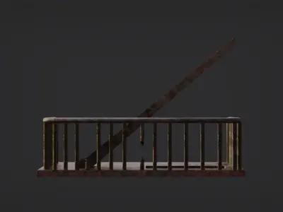 Cityscape Exterior Props Free low-poly 3D model