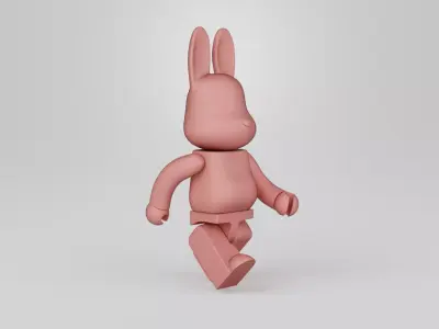 Bearbrick Rabbit  3D print model