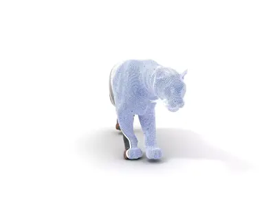 Majestic Black Panther model pack Low-poly 3D model