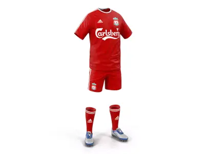 Soccer Clothes Liverpool 3D model