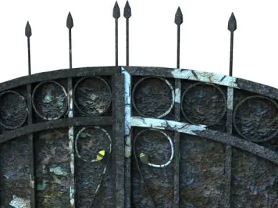 Iron Gate 02 3D model