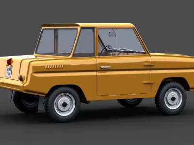 SMZ S-3D old car 3D model