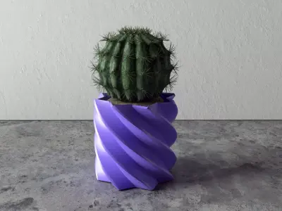 Plant Pot Holder 3D Print Model 5 3D print model