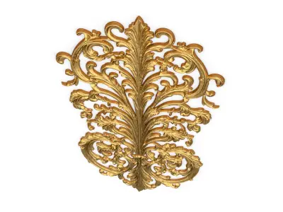 Classic decor ornament carved 44  3D model