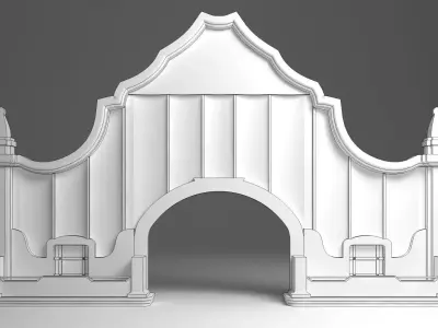 Entry Gate 3D model purchase
