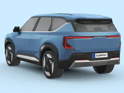 Kia EV5 2024 Low-poly 3D model