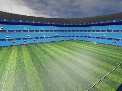 Champions League Stadium Low-poly 3D model