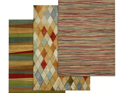 Rug Set 973 3D model