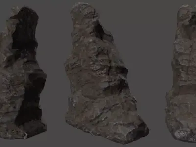 Generic Rock Free low-poly 3D model