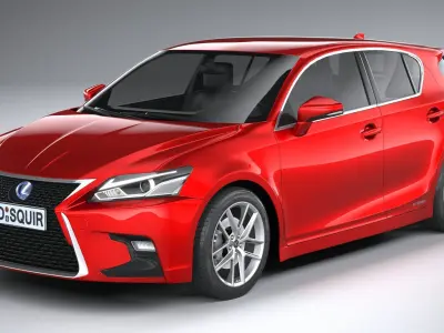 Lexus CT 200h regular 2020 3D model