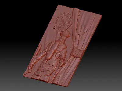 Firefighter 3D print model