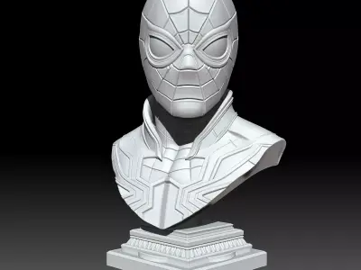 Spider Man Bust 3D print model