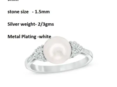 12 pearl rings 3D print model