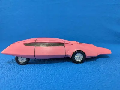 Coche de la Pantera Rosa Modelo 3D listo para imprimir 3D print model