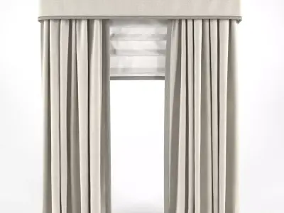 Curtains 27 3D model