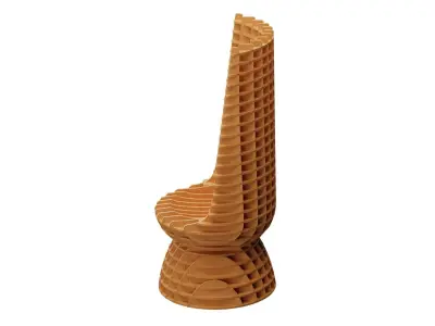 Parametric chair 01 3D model
