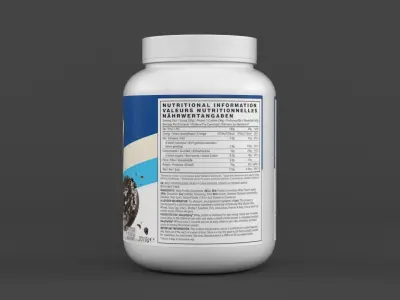 Protein Powder 3D model