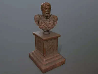Marcus Aurelius Low-poly 3D model