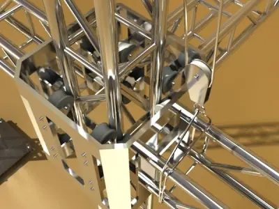 Truss System High Detail 2 0 3D model