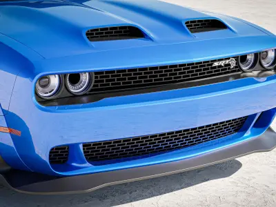 Dodge Challenger SRT Hellcat Widebody 2022 3D model