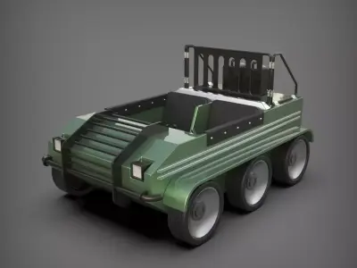 Mini Vehicles 3D model