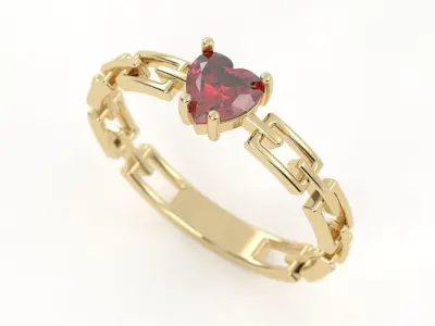  aneis solitarios e foramturas 3D print model