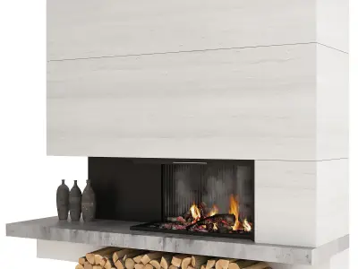 Fireplace 3D model