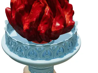 LIBERTY TORCH WALL LAMP 3D print model