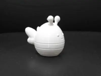 Round Bee 3D print model