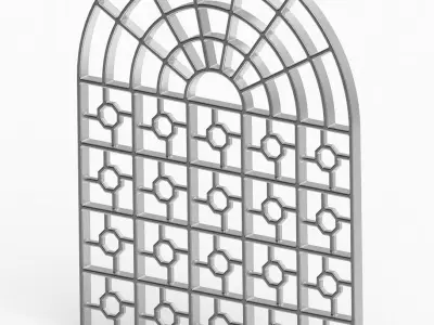 WINDOW GRILL DESIGN MINIATURES PACK 3D Model Collection