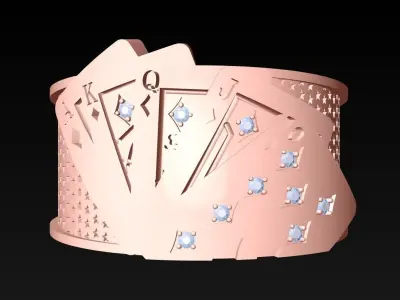 Cards Rings - N1037 3D print model