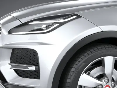 Jaguar E-Pace Regular 2021 3D model