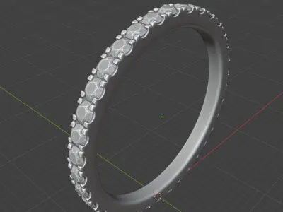 Ring 3D Model With Blender File  Free 3D model