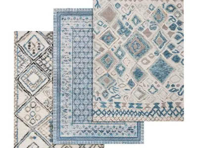 Rug Set 2382 3D model