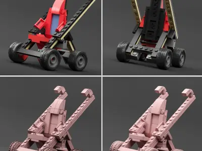 lego 20 car 3D model